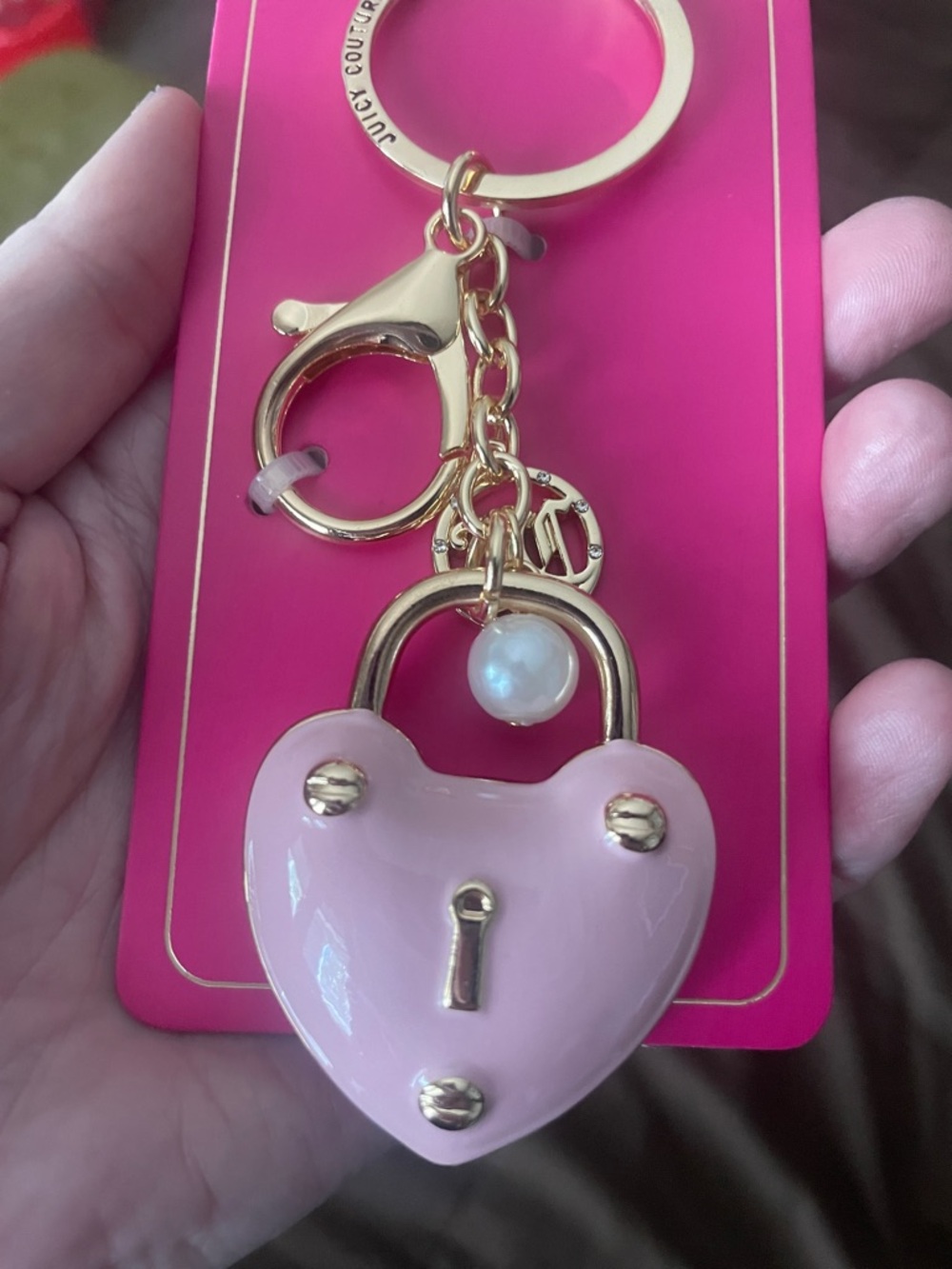 Juicy Couture Heart Locket Bag Charm - Picture 3 of 4